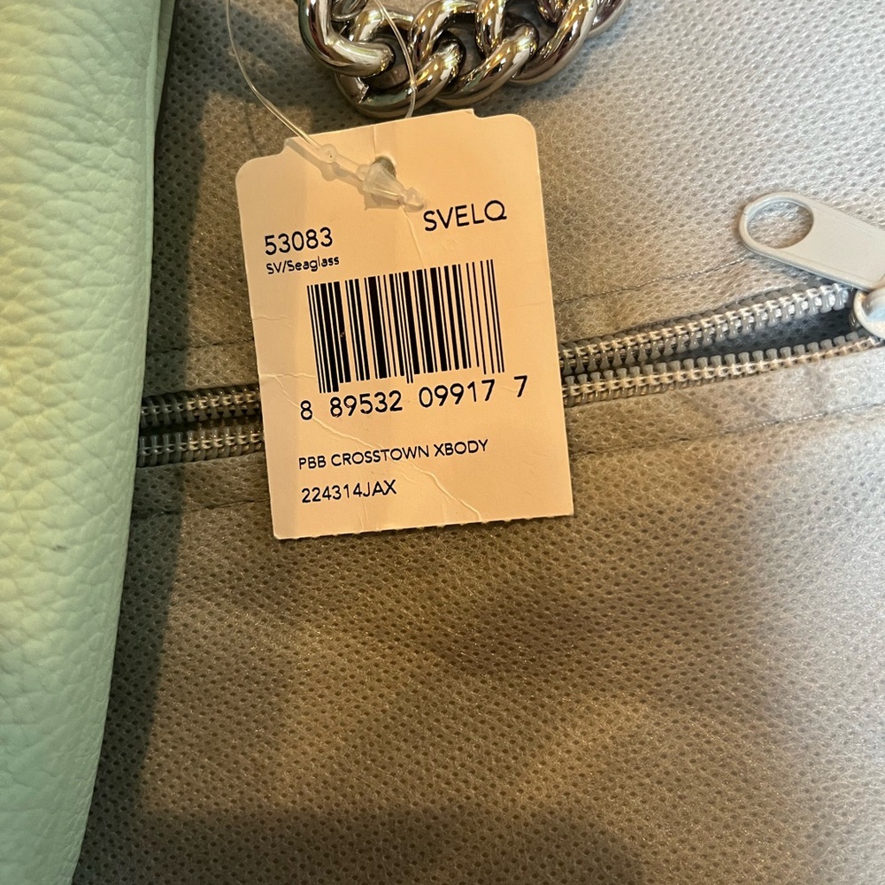 Coach Light Green Leather Crossbody Bag - Picture 6 of 8